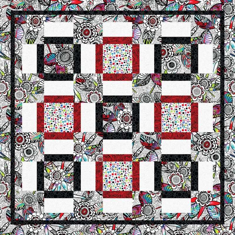 Love That Print Grizzly Gulch Gallery Quilt Fabric Patterns Kits