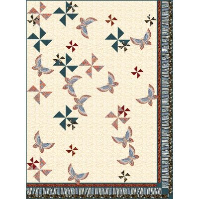 Tumbling Windmills Quilt Patterns and Quilt Kits