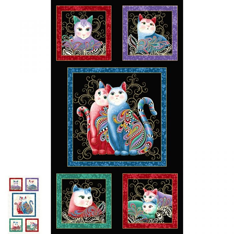 cat-i-tude-2-panel-grizzly-gulch-gallery-quilt-fabric-patterns-kits