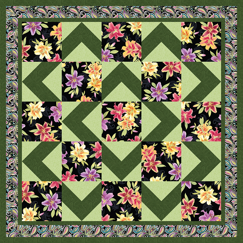 Walk About Pattern optional Download Grizzly Gulch Gallery Quilt Fabric Patterns Kits